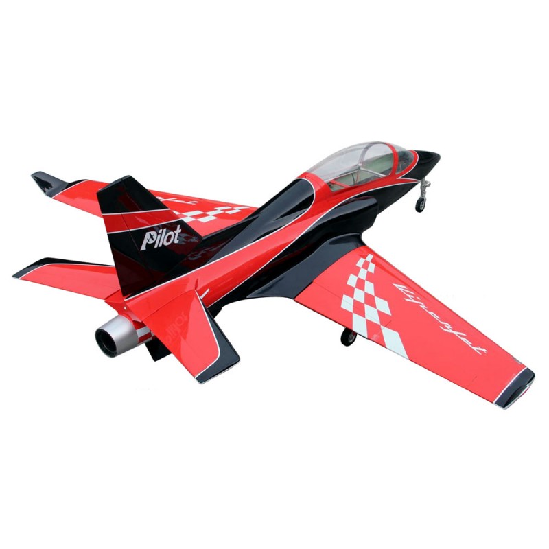 VIPER JET 2.2m + Electric. Landing Gear Deco: 01 Red-Blac-kWhit